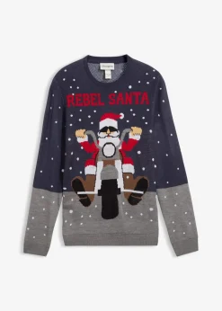 Pullover mit Weihnachtsmotiv|bonprix Sale
