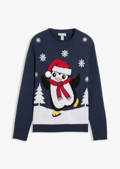 Pullover mit Weihnachtsmotiv|bonprix Sale