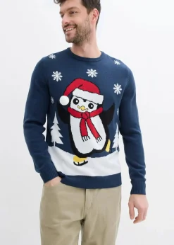 Pullover mit Weihnachtsmotiv|bonprix Sale