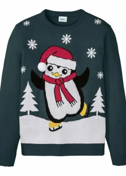 Pullover mit Weihnachtsmotiv|bonprix Sale