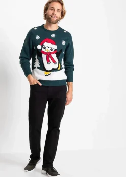 Pullover mit Weihnachtsmotiv|bonprix Sale