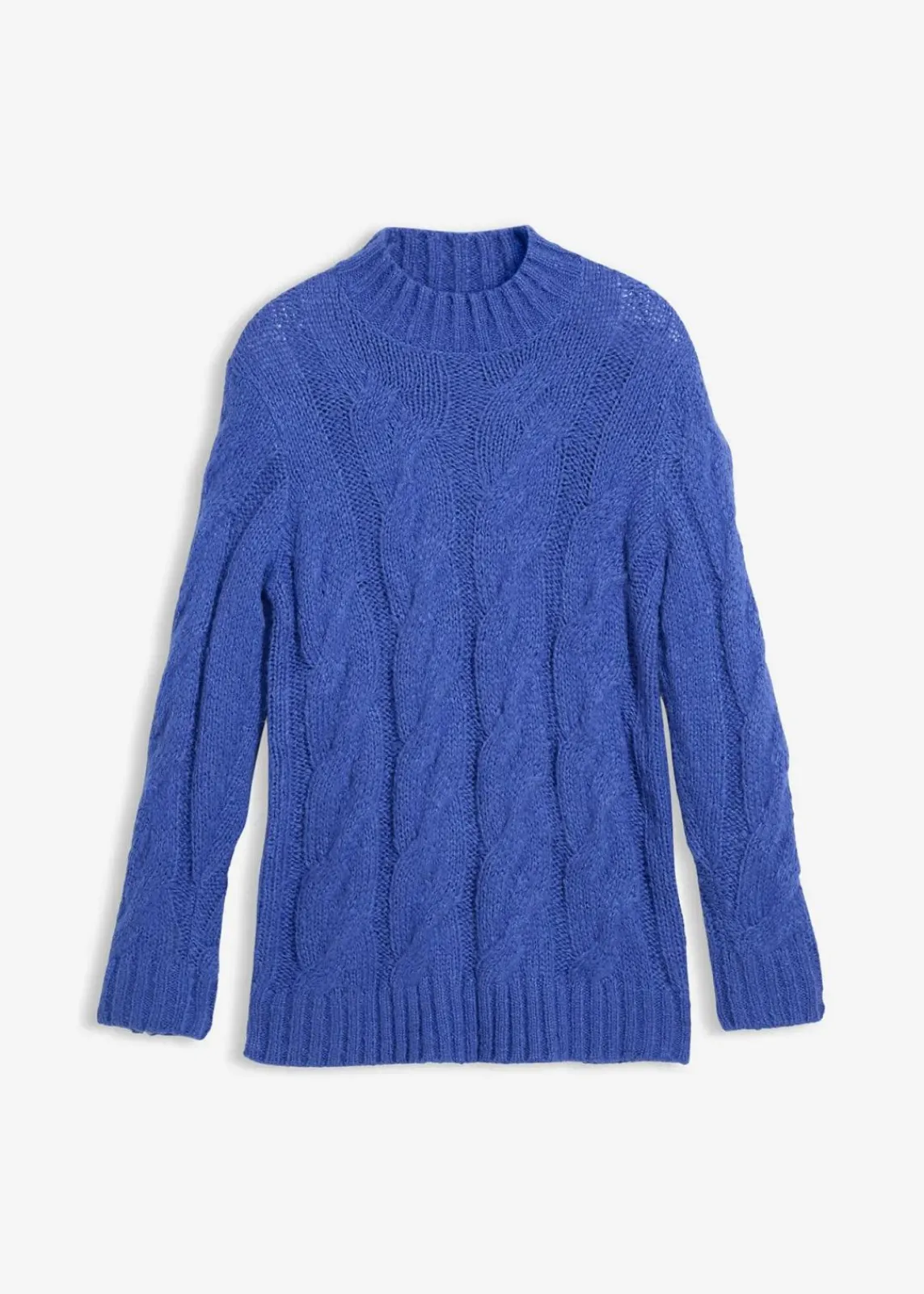 bonprix Bekleidung·Umstandsmode|Strickmode|Pullover mit Zopfmuster edelsteinblau