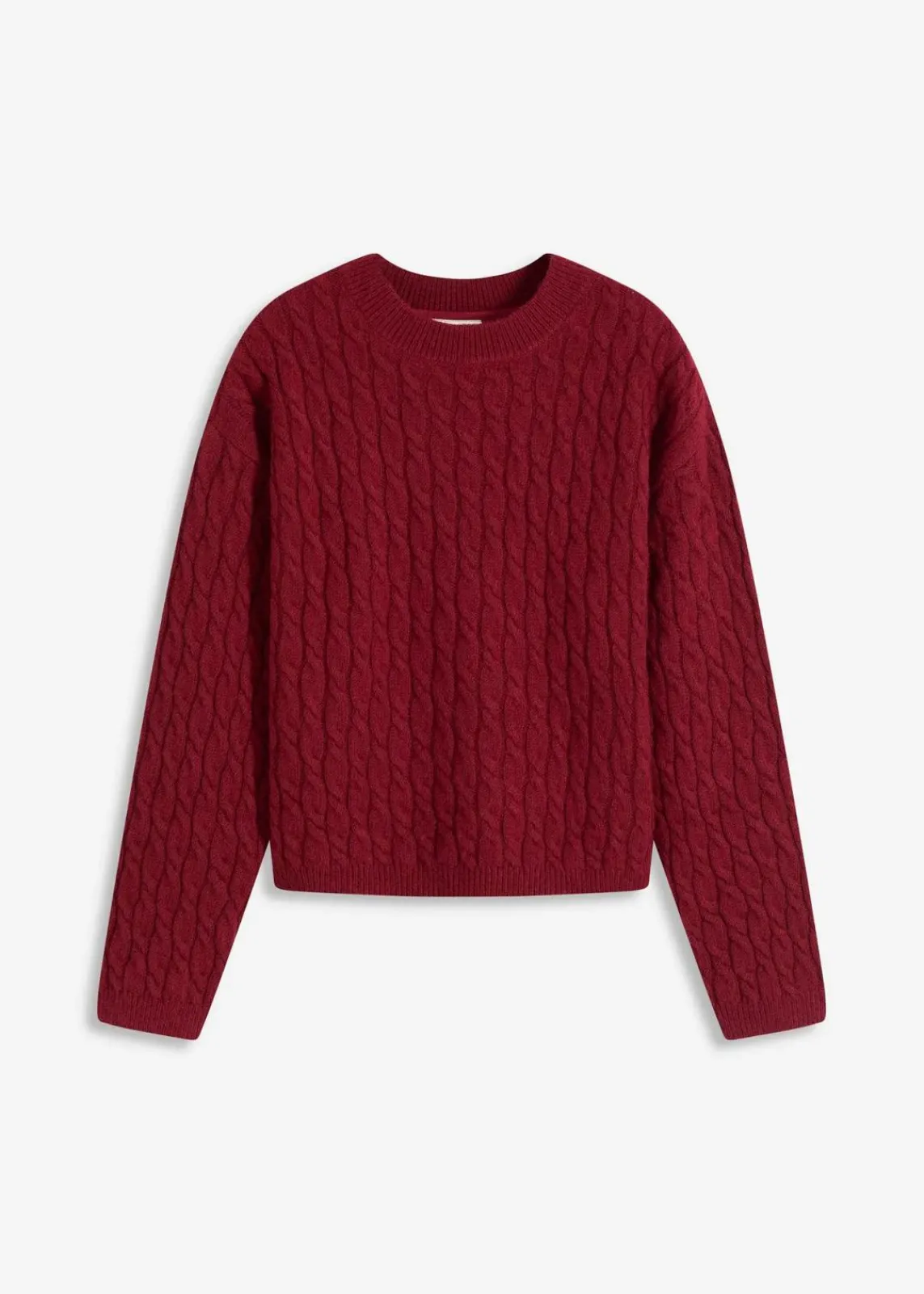 Pullover mit Zopfmuster|bonprix Outlet