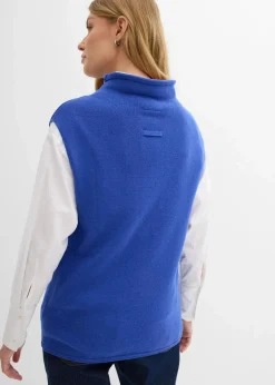 bonprix Bekleidung·Umstandsmode|Bekleidung·Jeans|Pullunder aus reiner Baumwolle edelsteinblau