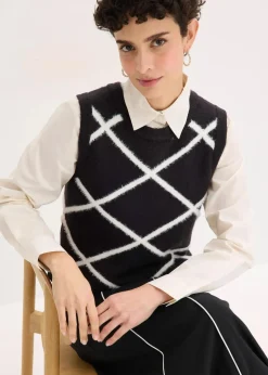 Pullunder mit Federgarn|bonprix New