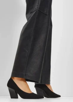 bonprix Pumps|Pumps mit Blockabsatz schwarz