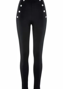 bonprix Bekleidung·Kleider|Nachhaltigere Materialien|Punto Di Roma-Leggings schwarz