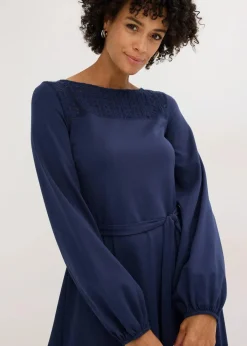 Punto Kleid mit Spitze|bonprix Online