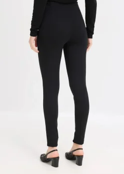 bonprix Bekleidung·Kleider|Hosen|Punto-Leggings schwarz