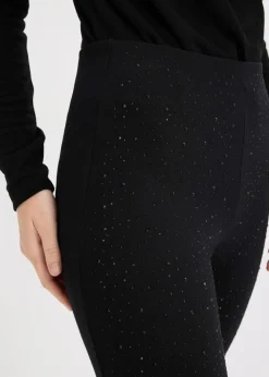 bonprix Bekleidung·Kleider|Hosen|Punto-Leggings schwarz
