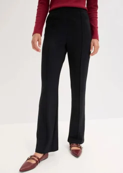 bonprix Bekleidung·Kleider|Hosen|Punto-Schlupfhose schwarz