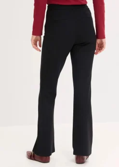 bonprix Bekleidung·Kleider|Hosen|Punto-Schlupfhose schwarz