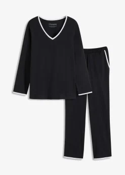 Pyjama aus reiner Baumwolle|bonprix