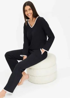Pyjama aus reiner Baumwolle|bonprix