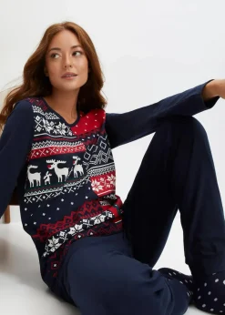 Pyjama aus reiner Baumwolle|bonprix Discount