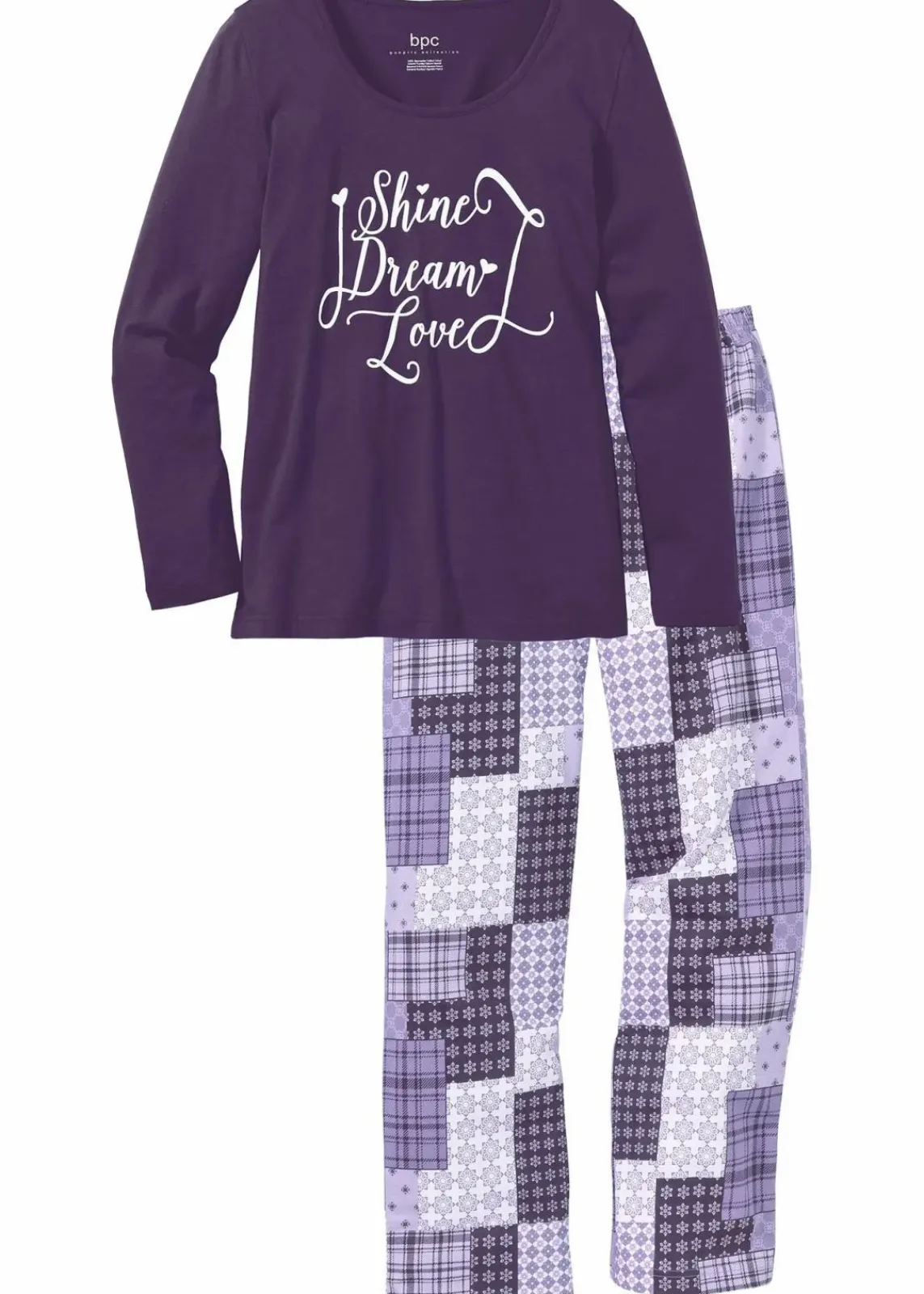 Pyjama aus reiner Bio-Baumwolle|bonprix Discount