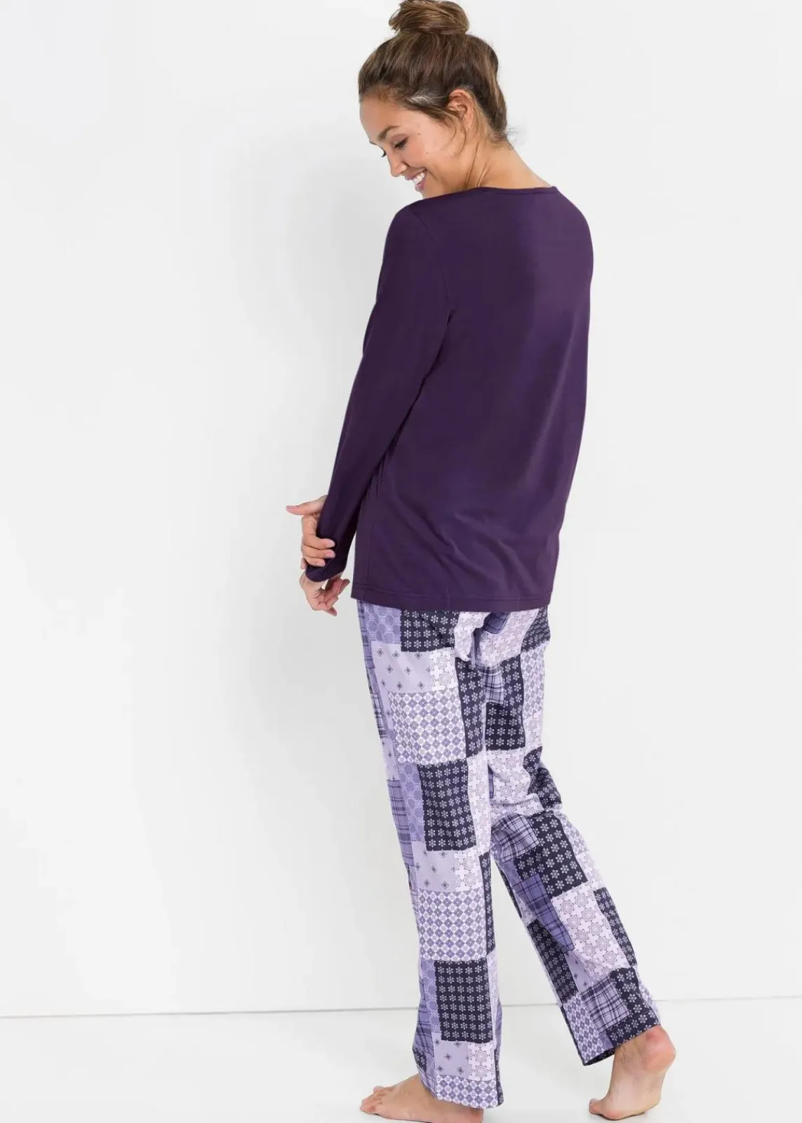 Pyjama aus reiner Bio-Baumwolle|bonprix Discount