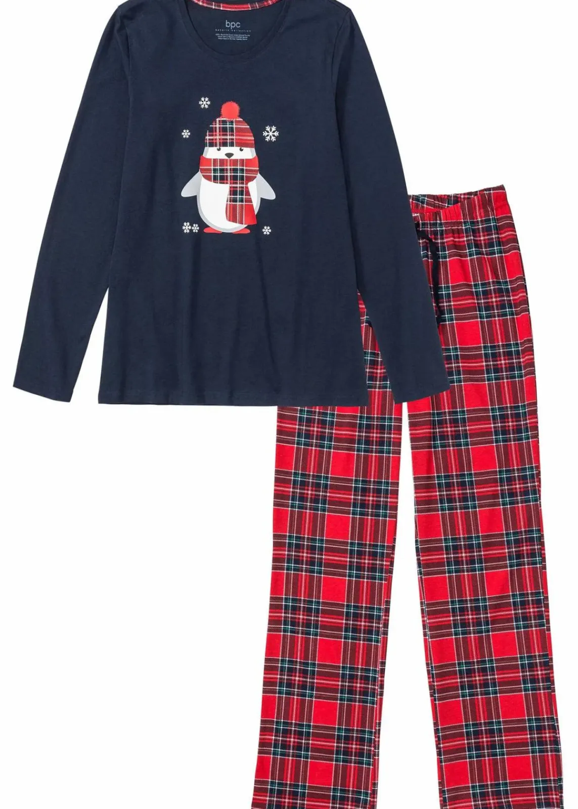 Pyjama aus reiner Bio-Baumwolle|bonprix Outlet