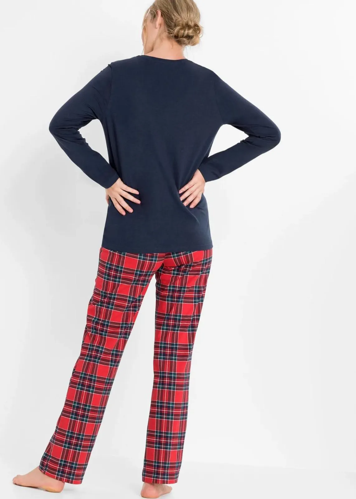 Pyjama aus reiner Bio-Baumwolle|bonprix Outlet