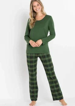 Pyjama aus reiner Bio-Baumwolle|bonprix Clearance