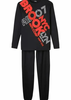 Pyjama aus reiner Bio-Baumwolle (2-tlg. Set)|bonprix Discount