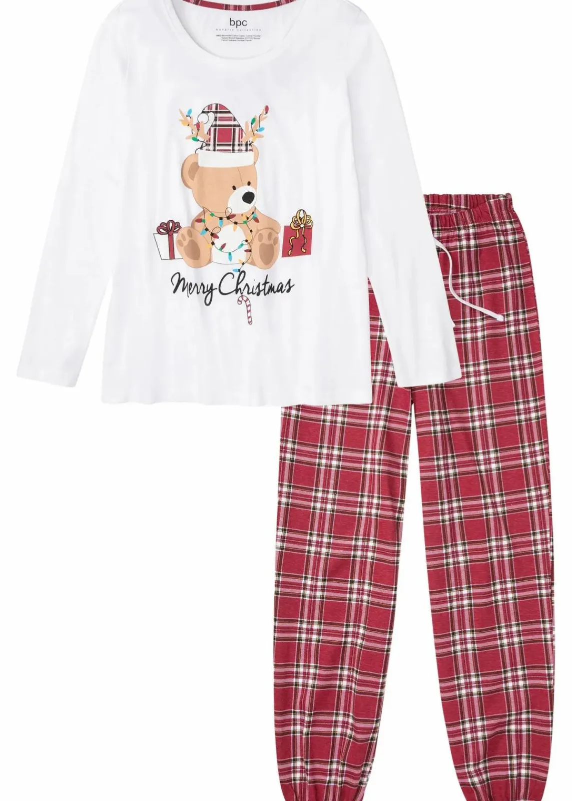 Pyjama aus reiner Bio-Baumwolle|bonprix Clearance