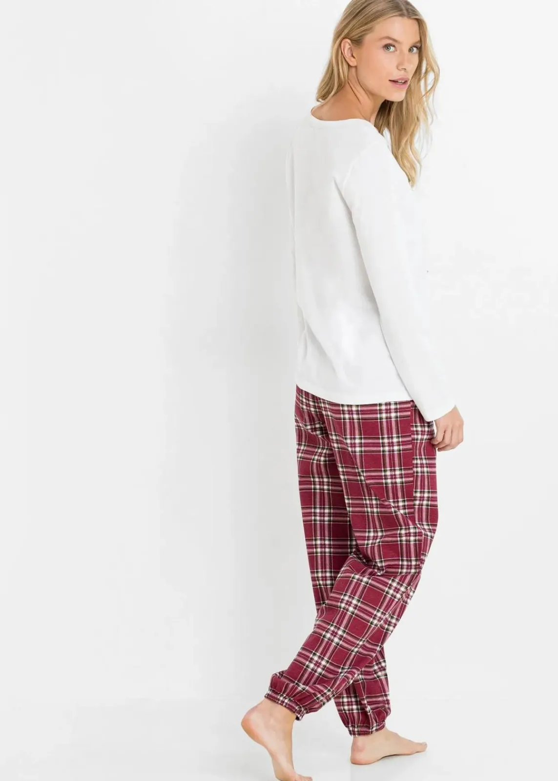 Pyjama aus reiner Bio-Baumwolle|bonprix Clearance