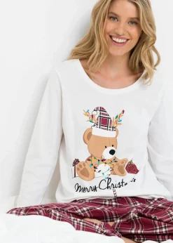 Pyjama aus reiner Bio-Baumwolle|bonprix Clearance