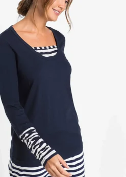 Pyjama aus reiner Bio-Baumwolle|bonprix Outlet