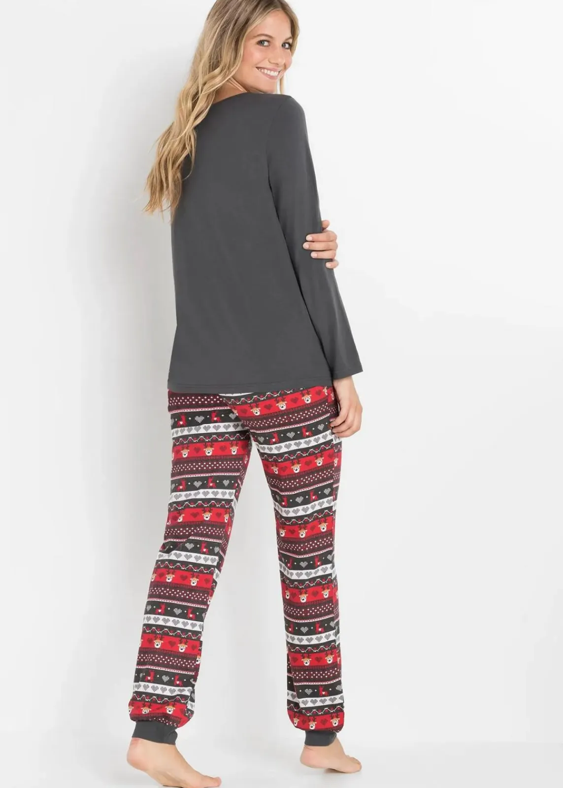 Pyjama aus reiner Bio-Baumwolle|bonprix Clearance