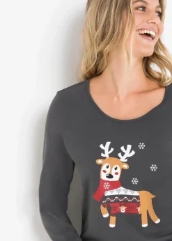 Pyjama aus reiner Bio-Baumwolle|bonprix Clearance