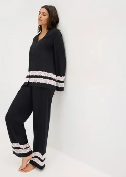 Pyjama aus softem Viskose-Mix|bonprix Clearance