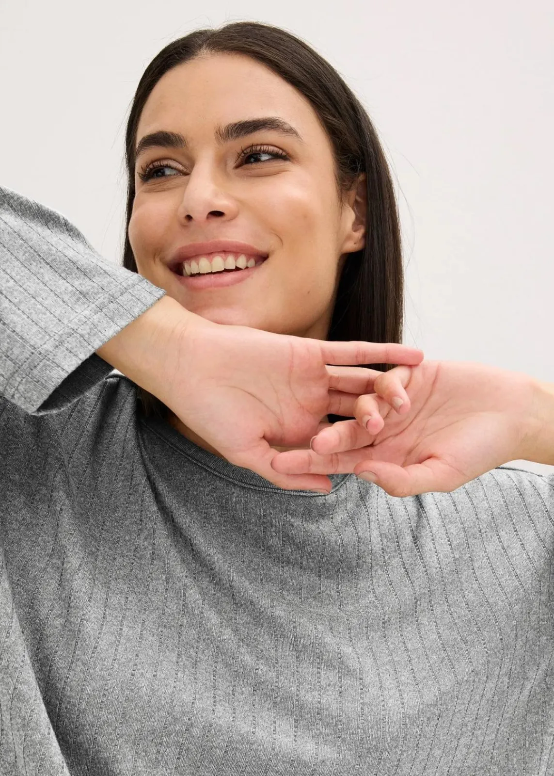 Pyjama aus weichem Pointelle-Jersey|bonprix Outlet