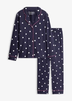 Pyjama aus weicher Baumwolle|bonprix Outlet