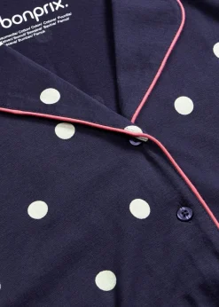 Pyjama aus weicher Baumwolle|bonprix Outlet