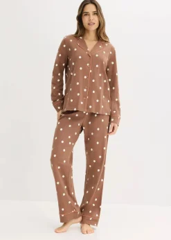 Pyjama aus weicher Baumwolle|bonprix Clearance