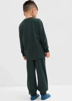 Pyjama aus weicher Baumwolle mit nachtleuchtendem Druck (2.tlg Set)|bonprix Clearance