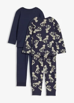 Pyjama aus weicher Baumwolle (4-tlg. Set)|bonprix Hot
