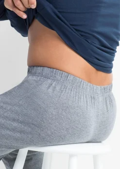 Pyjama mit Baumwolle und langen Ärmeln|bonprix New