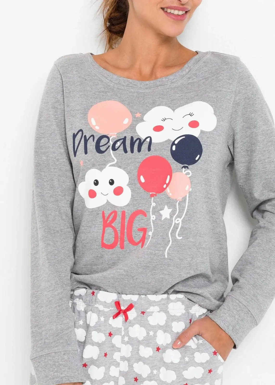 Pyjama mit Bio-Baumwolle|bonprix Online