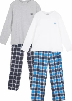 Pyjama mit weicher Bio-Baumwolle (4-tlg. Set)|bonprix Best