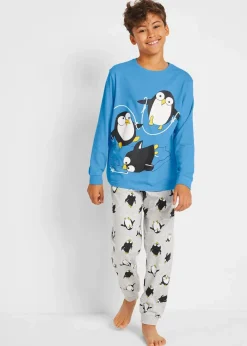 Pyjama mit weicher Bio-Baumwolle (2-tlg.Set)|bonprix