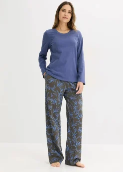 Pyjama (3-tlg.Set) aus reiner Baumwolle|bonprix Clearance