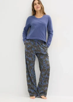 Pyjama (3-tlg.Set) aus reiner Baumwolle|bonprix Clearance