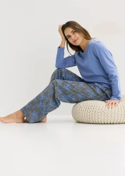 Pyjama (3-tlg.Set) aus reiner Baumwolle|bonprix Clearance