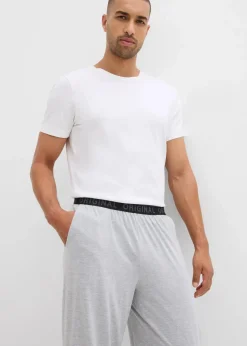 Pyjamahose aus reiner Baumwolle (2er Pack)|bonprix Hot
