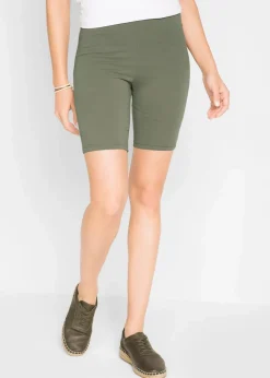 bonprix Hosen|Basics|Radlerhose (2er Pack) oliv+schwarz