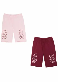 Radlerhose mit Bio-Baumnwolle (2er Pack)|bonprix Online