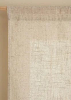 bonprix Raffrollos|Raffrollo in Leinen-Optik beige