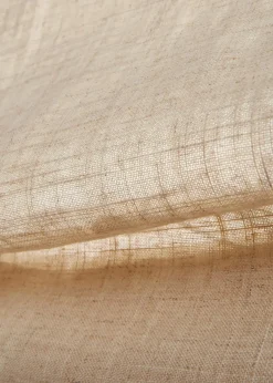 bonprix Raffrollos|Raffrollo in Leinen-Optik beige